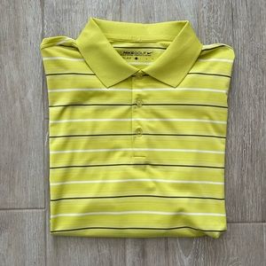 Nike Golf Neon Green Dri-Fit Short-Sleeve Polo Shirt